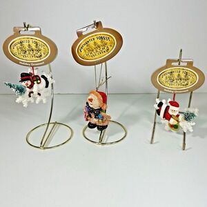 Enchanted Forest Christmas Tree Ornament set Of 3 Holiday Ornament New